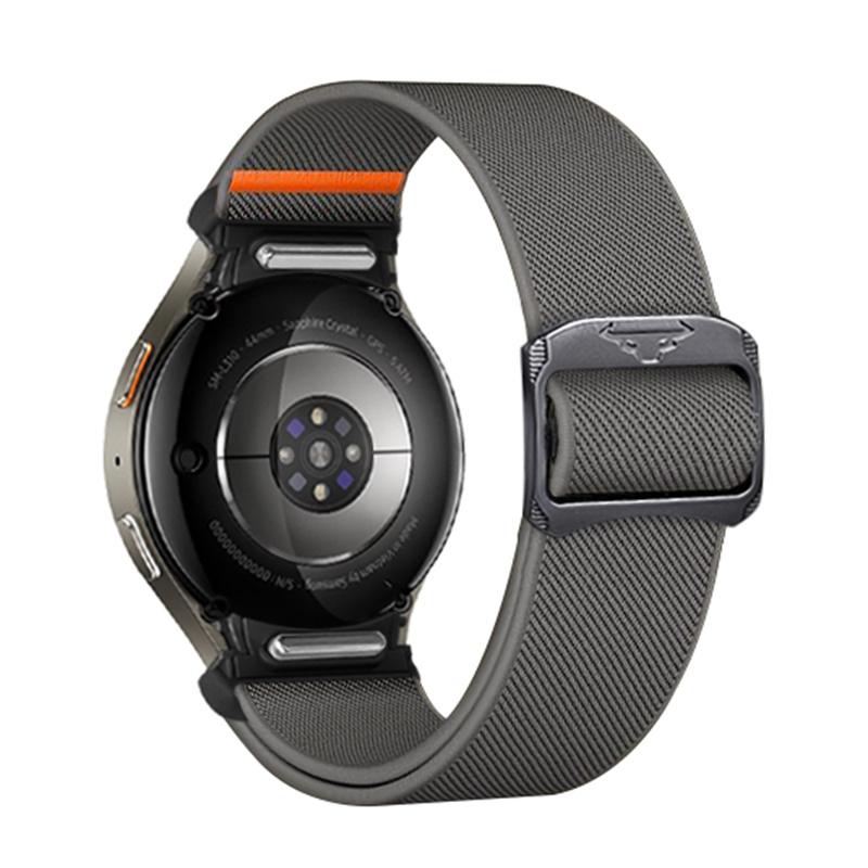 Band For Samsung Galaxy Watch 7 FE 5 Pro 4 6 Classic 44mm 40mm No Gaps Nylon Braided Sport Bracelet Correa Galaxy Watch 7 Strap