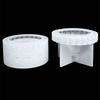 3D Silicone Resin Mold for Jewelry and Crafts storage Box Style Shaped Bottom Jar with Lids DIY Epoxy Casting Mold for Ornaments