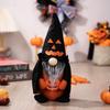 Funny Pumpkin Broom Witch Doll Cute Halloween Faceless Doll Ornament  Bar Home Decor