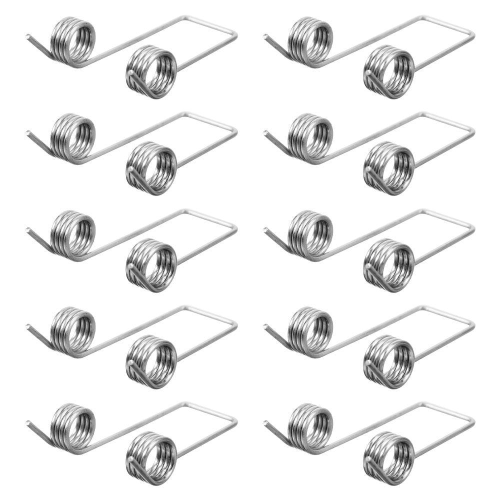 10Pcs Spring Parts Torsional Replacement Springs for Trash Can Lid Storage Bucket Wire Torsional Springs Small Spring