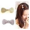 Women Clamp Jewelry Bowknot Barrette Rhinestone Hairpin Hair Clip