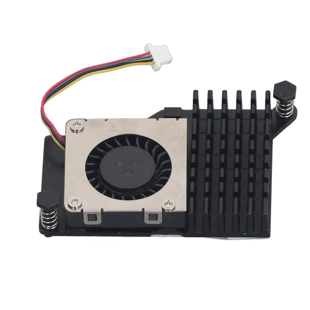 for Pi 5 Cooler Replacement Aluminium Alloy Temperature Controlled PWM Speed Control Cooling Fan for Pi 5 4GB 8GB