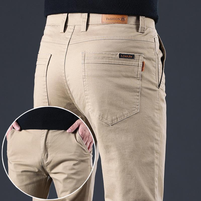 

Men s Autumn Cotton Slim Fit Stretch Trousers 31