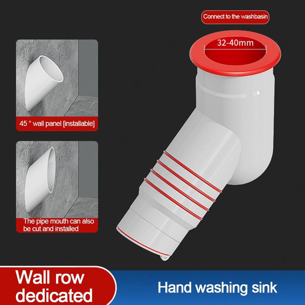 Anti odor Washing Machine Pipe Connector Anti-spill Sealing Ring Drain Pipe Adapter Multifunctional Three-way Floor Drain