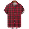 Plaid Short Sleeve Button-Down Shirt, Casual & Comfortable for Everyday Use