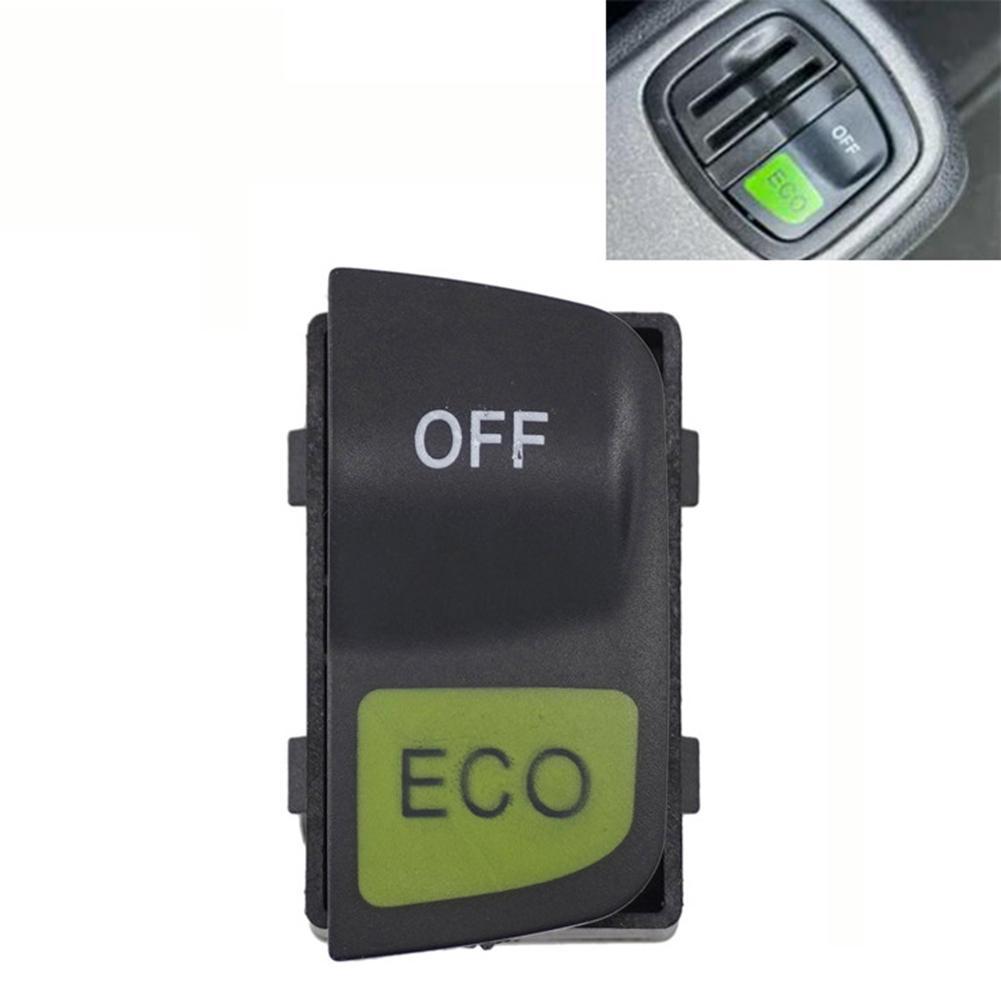 Ignition Switch Power Start Stop ABS Plastic Direct Replacement Compact Design Single Button 4-pin Terminal BLACK