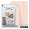 Acrylic Protective Case for Apple iPad 10.2/10.9/11 with Left Pen Slot and TPU Soft Edge