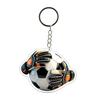 Metal Hanging Ring Keychain Pendant 2D Acrylic Football Design Clear Pattern Key Ring Backpack