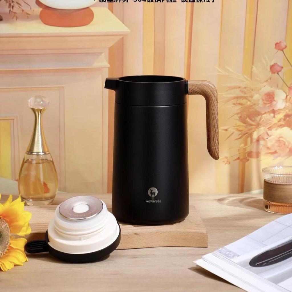 Hong Jiayuan Large Capacity Thermos - 304 Stainless Steel Coffee and Water Bottle for Home, Office, and Business Use