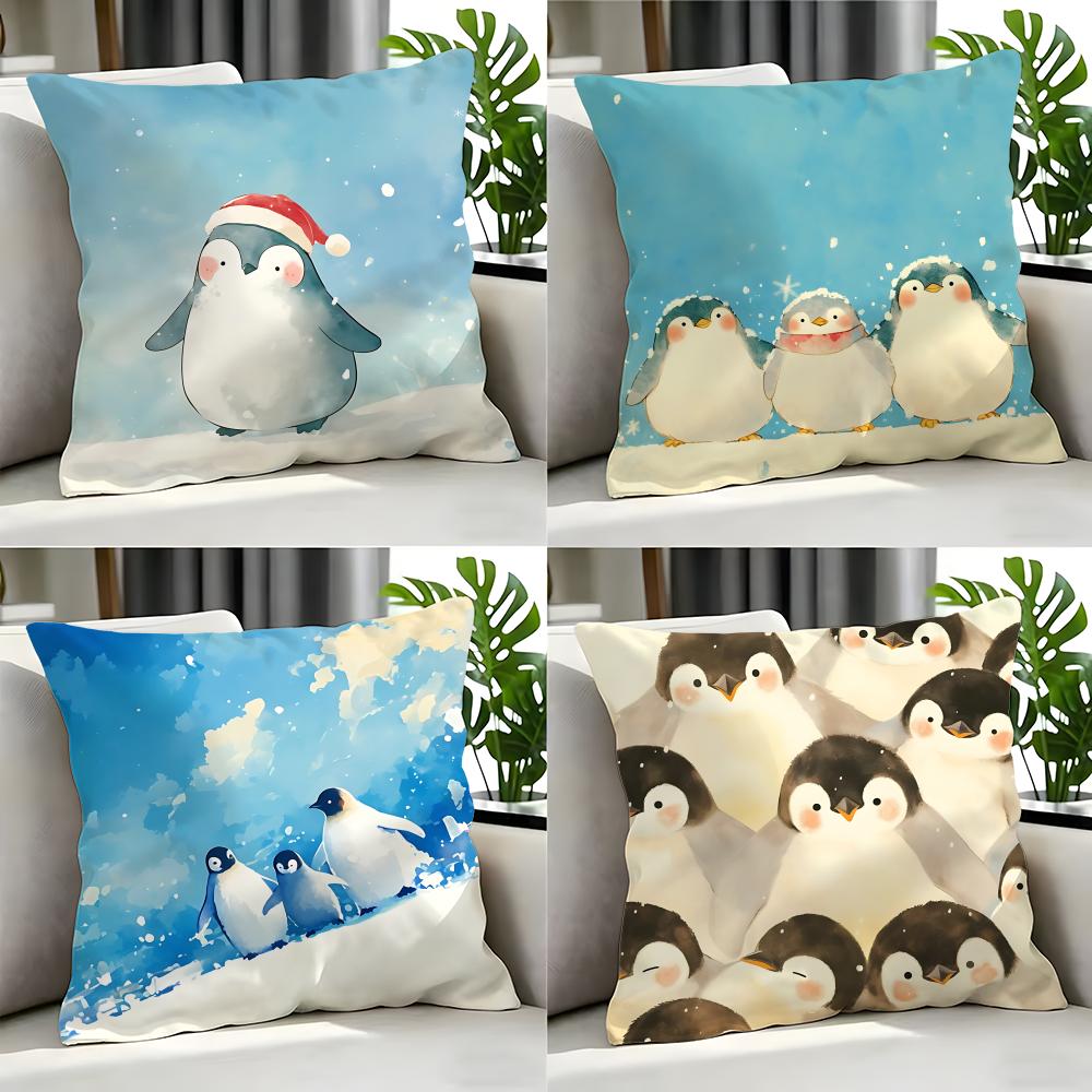 Animal PPenguin Cushion Cover Cushion Cover Set Pcs x x x Pillowcase Decorative Sofa Home Decor