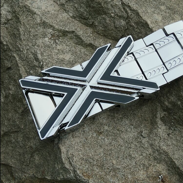 Belt Buckle Self-Defense Belt Men's Weapon Smooth Buckle Simple Multifunctional Whip Metal Decorative Belt