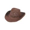 Hollow Big Brim Jazz Hat British Retro Cowboy Straw Hat Summer Vacation Beach Hats