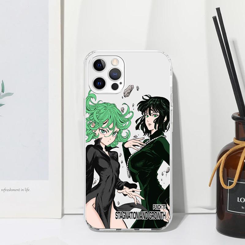 One P-Punch-Man Tatsumaki Phone Case For Iphone 17 Air 16 15 Plus 16E 14 Pro Max 13 Mini 12 11 7 8 SE Fundas Soft Back Cover 17