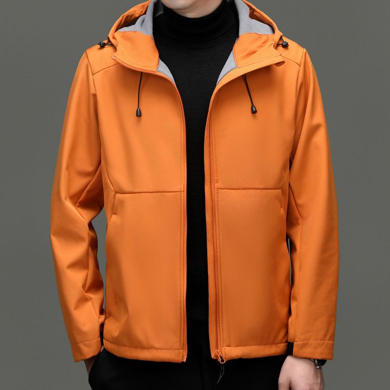 

Men s Trendy Hooded Softshell Jacket - Loose Fit, Plus Velvet, Perfect for Spring/Autumn Outdoors 2025 3XL [155-170 lbs]