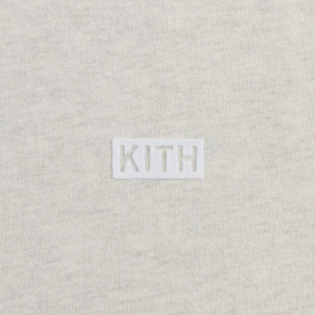 Kith Long-Sleeve Mock Neck Lax Tee Hallow Men Tops White KHM033776-103