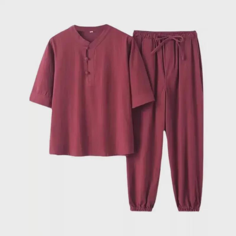 Pánské a dámské zenovo-buddhistické oblečení – bavlněné a lněné taoistické a bohoslužebné oblečení