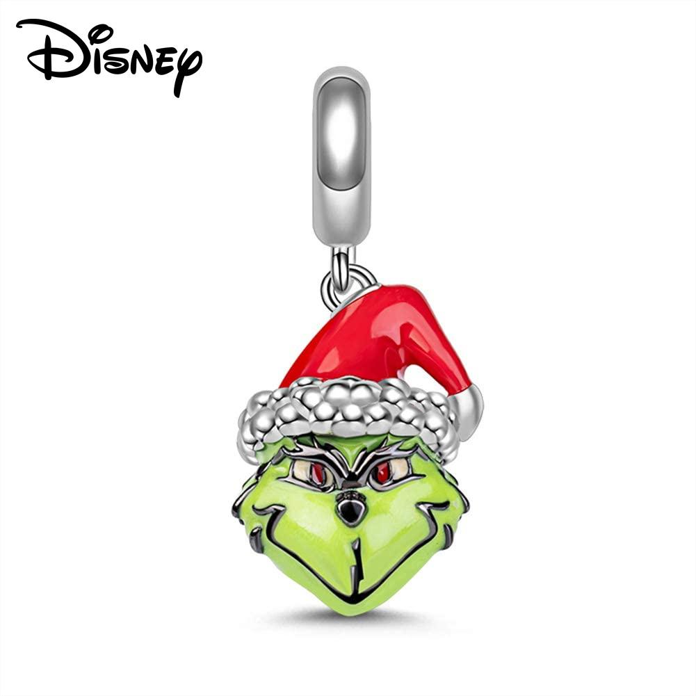 Disney 925 Silver Minnie Olaf And Halloween Monster Various Pendant Beads Suitable For Girls Diy Bracelet Necklace