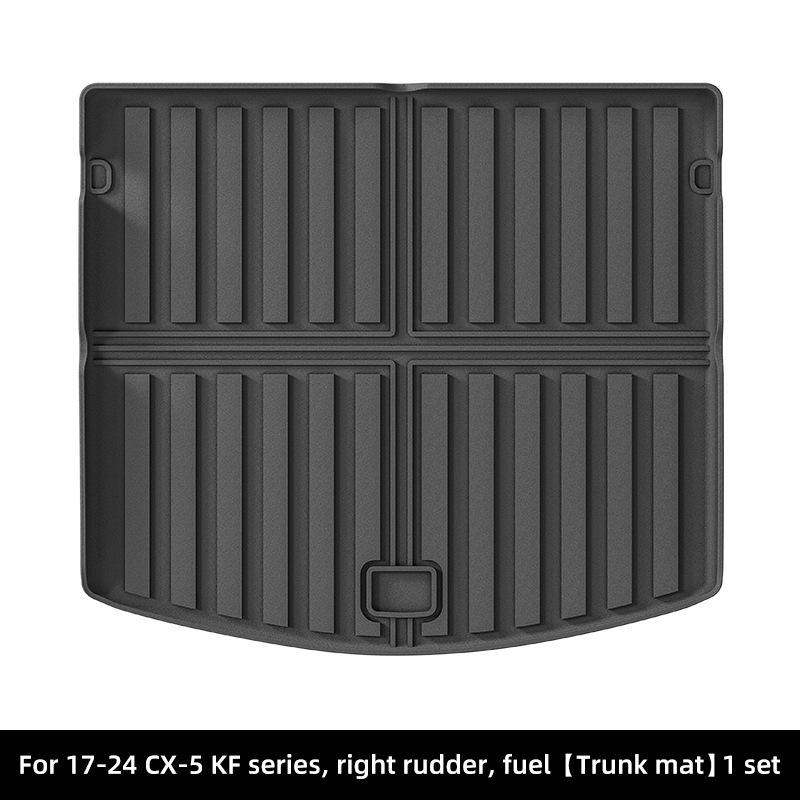 Custom-Fit TPE Floor Mats: Waterproof & Dirt-Resistant for 2017-2024 Mazda CX-5 KF Series