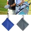 Compact Portable Golf Ball Wipe Cloth - Microfiber Soft Absorption Cleaning Towel  Golf Cleaning Accessory