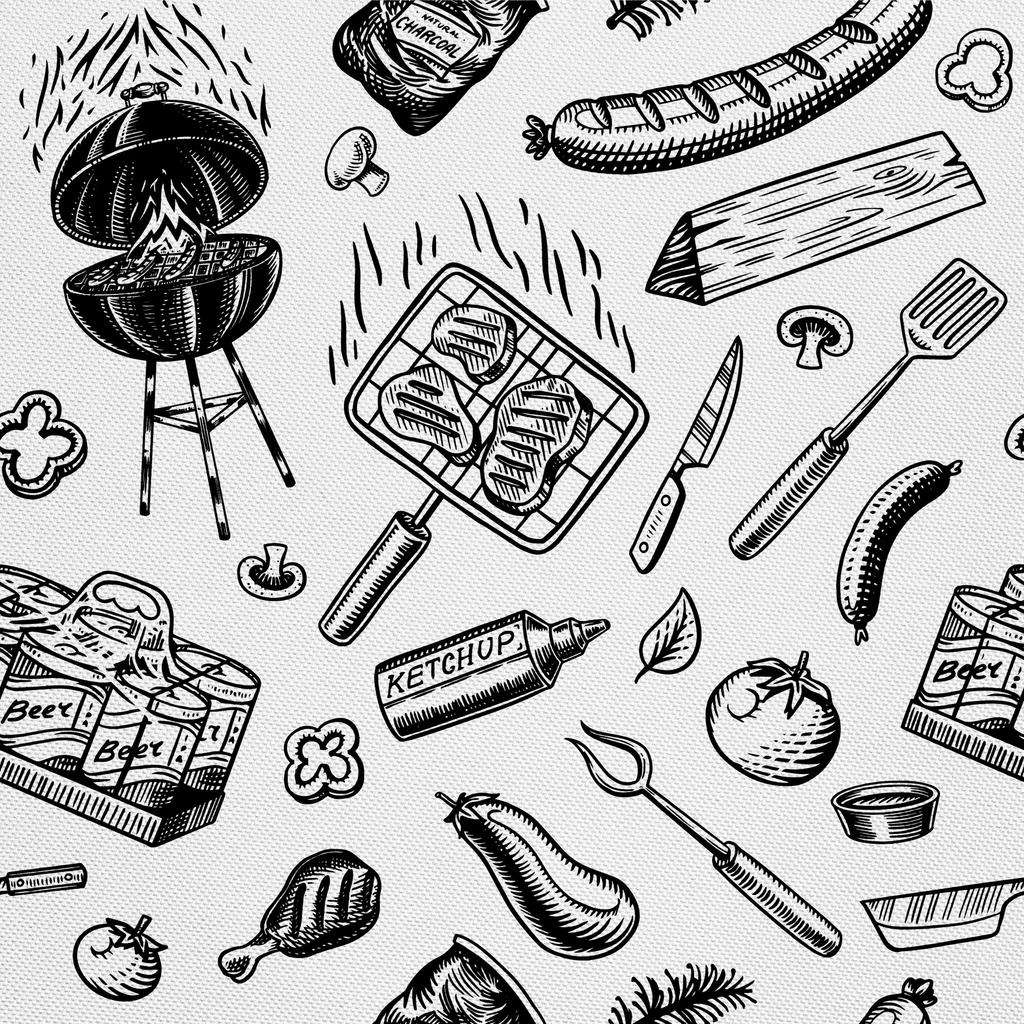 Outdoor Dekostoffe Oxford - Bbq - Dx1773