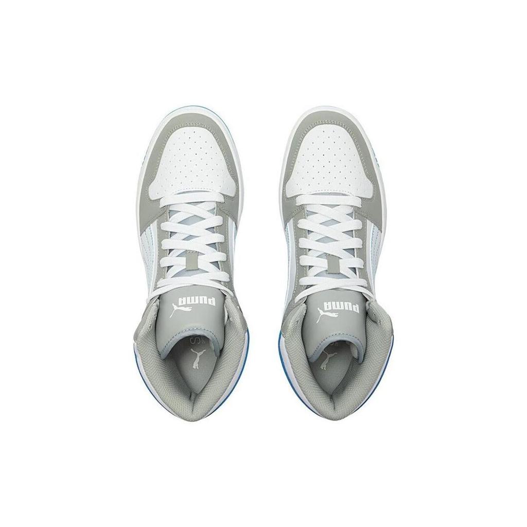 Puma Rebound LayUp High Rise Ocean Dive Zapatillas Unisex Gris Blanco 369573-28