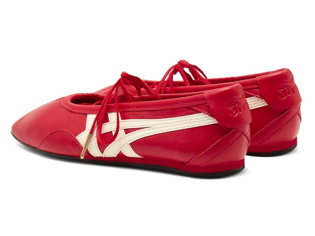 1182A704-600 Onitsuka Tiger Women's Gymnarina Classic Red/Cream (Women's)