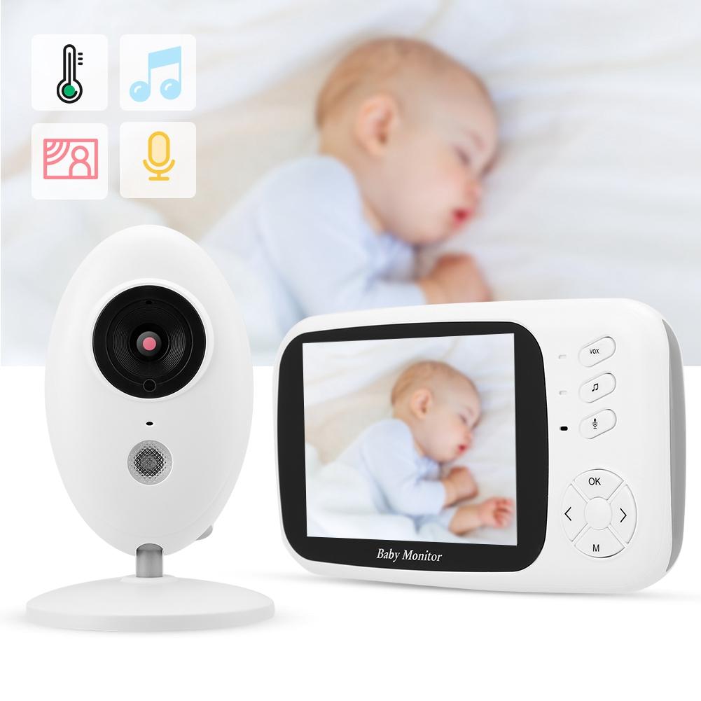 XF808 3.5inch Wireless Baby Monitor IR Camera Baby Sleep Security Video LCD