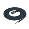 Twozoh Jack 6.35mm to XLR Male 3-Pin Audio Cable, 2M, Braided XLR Male to 14 TRS Stereo Guitar Cable (ProfessionalHifi)