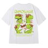 Herren T-Shirt Top Cooles Lustiges Dinosaurier Design Druck O-Ausschnitt Männer T-Shirt Cooles T-Shirt Männliche T-Shirts