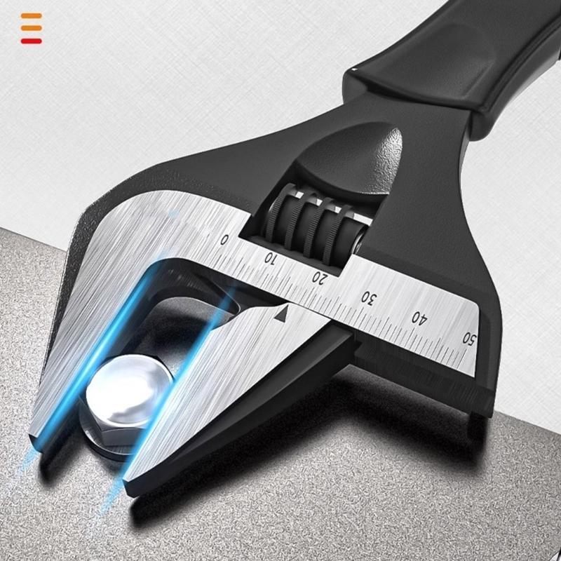 H7EE Multi Functional Plumbing Wrench Wide Mouth for Easy Adjustments for Pipe Repair