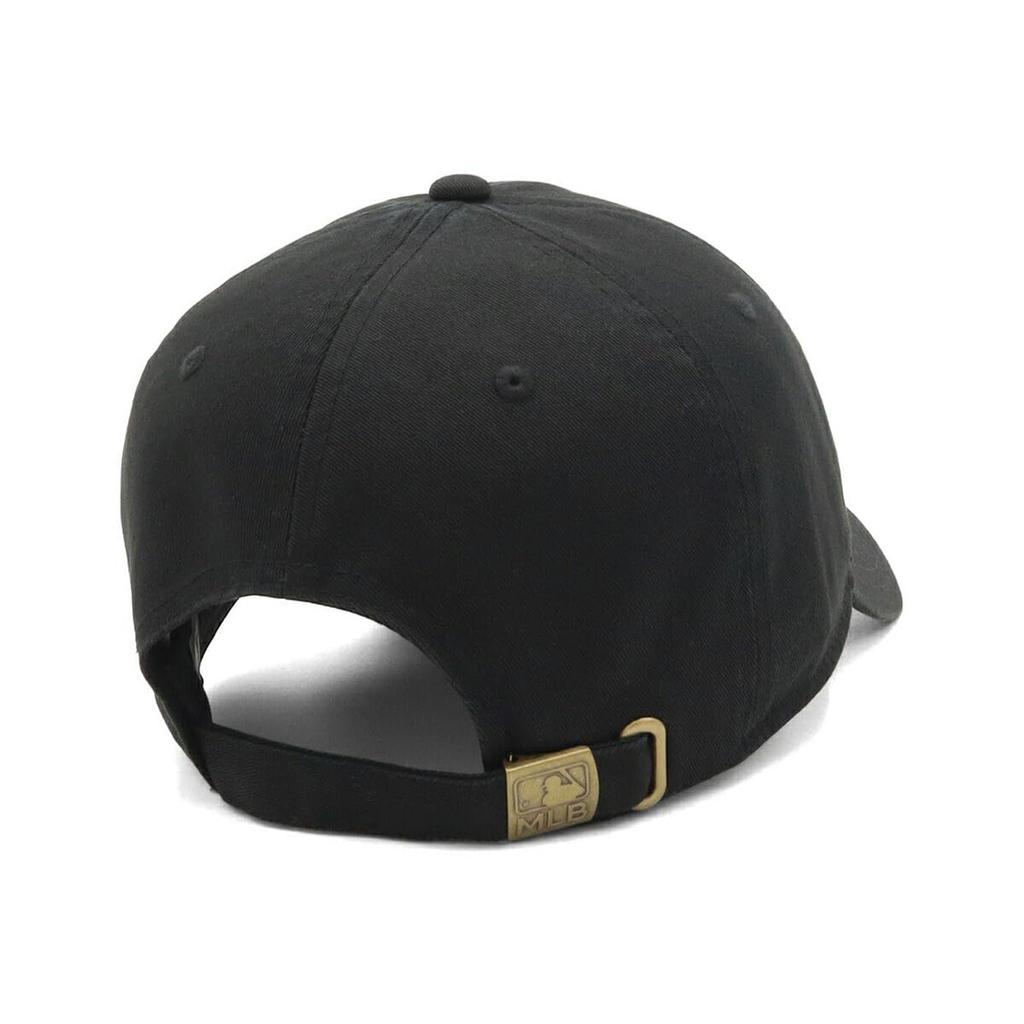 New Era 9FORTY Long Visor Cloth Strap MLB NY Yankees Cap 15164881 NER37C5505, Black, Free Size 56.8-60.6cm, Adjustable, ONSPOTZ, Unisex