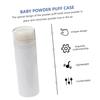 WATIIFUFU 2-Piece Infant Talcum Powder Bottle with Puff, Home Use Baby Powder Case, Large Capacity, Smooth Dispensing Design