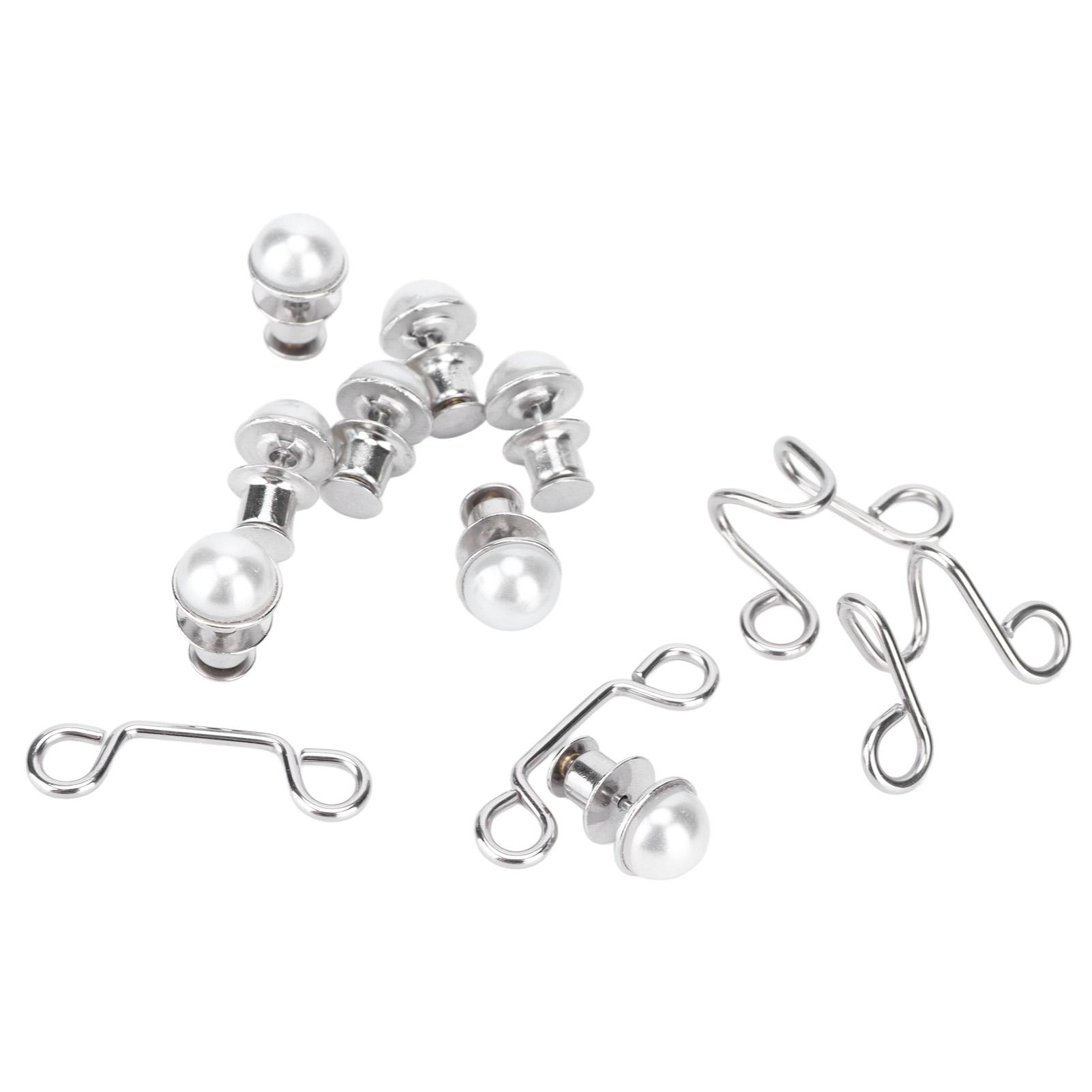 

Регулируемая поясная пряжка Съемные регулируемые поясные пуговицы-пины Набор удлинителей для джинсовых юбок и брюк белый