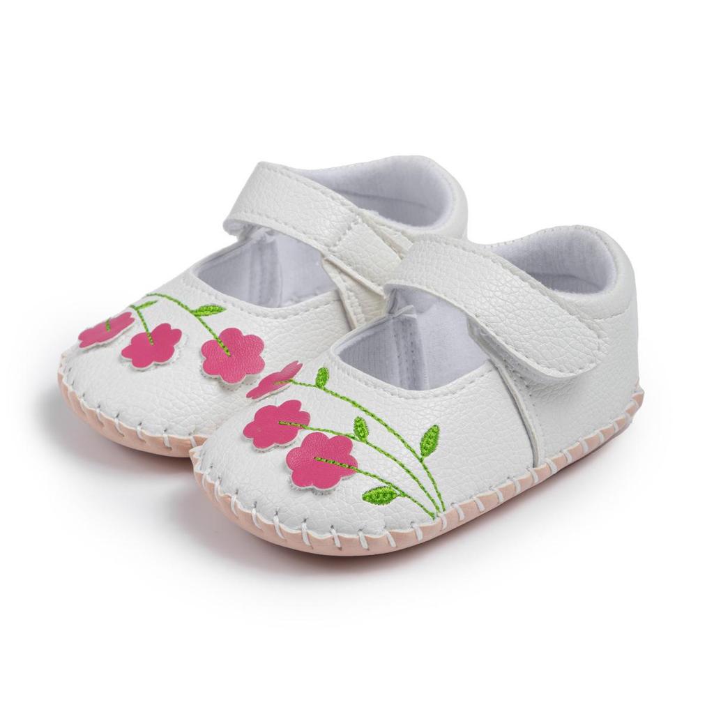 Baby Girl Soft Sole Non-Slip Casual Shoes, 0-1 Year, Cute Toddler Footwear