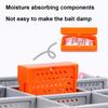 Portable Fishing Gear Accessories Box with Removable Dividers Fish Hook Lure Fake Bait Box Fishing Lure Box Fishing Supplies