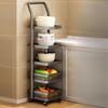 Beifu Adjustable Carbon Steel Corner Kitchen Storage Rack