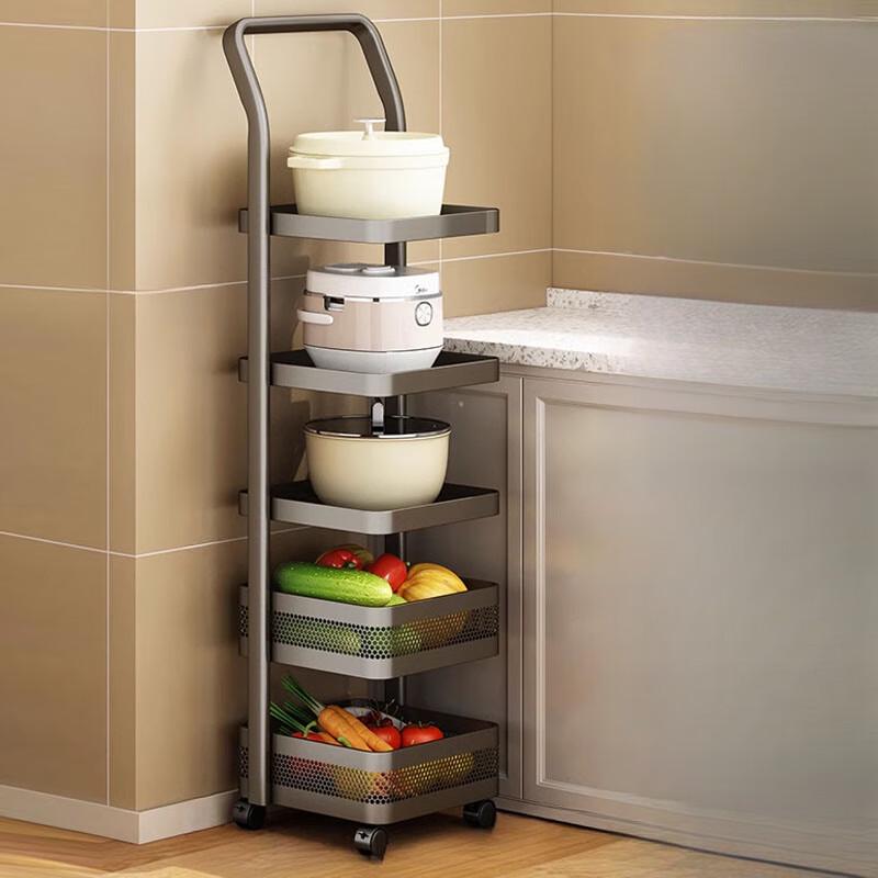 Beifu Adjustable Carbon Steel Corner Kitchen Storage Rack