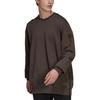 Adidas Sweatshirts Men's Dark Gray Olive Green Crew Neck Moderate HG6637