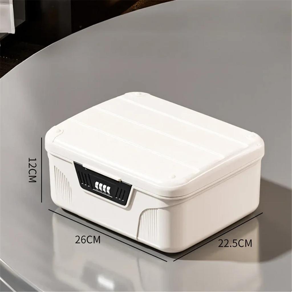 Safe Security Storage Box Passport Cash Organizer Case Household Valuables Jewelry Document Privacy Security Storage Safe Box