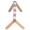 Bird Training Stand Colorful Acrylic Sheet Rough Surfaced Corundum Desktop   Training Stand for  s Pet Birds