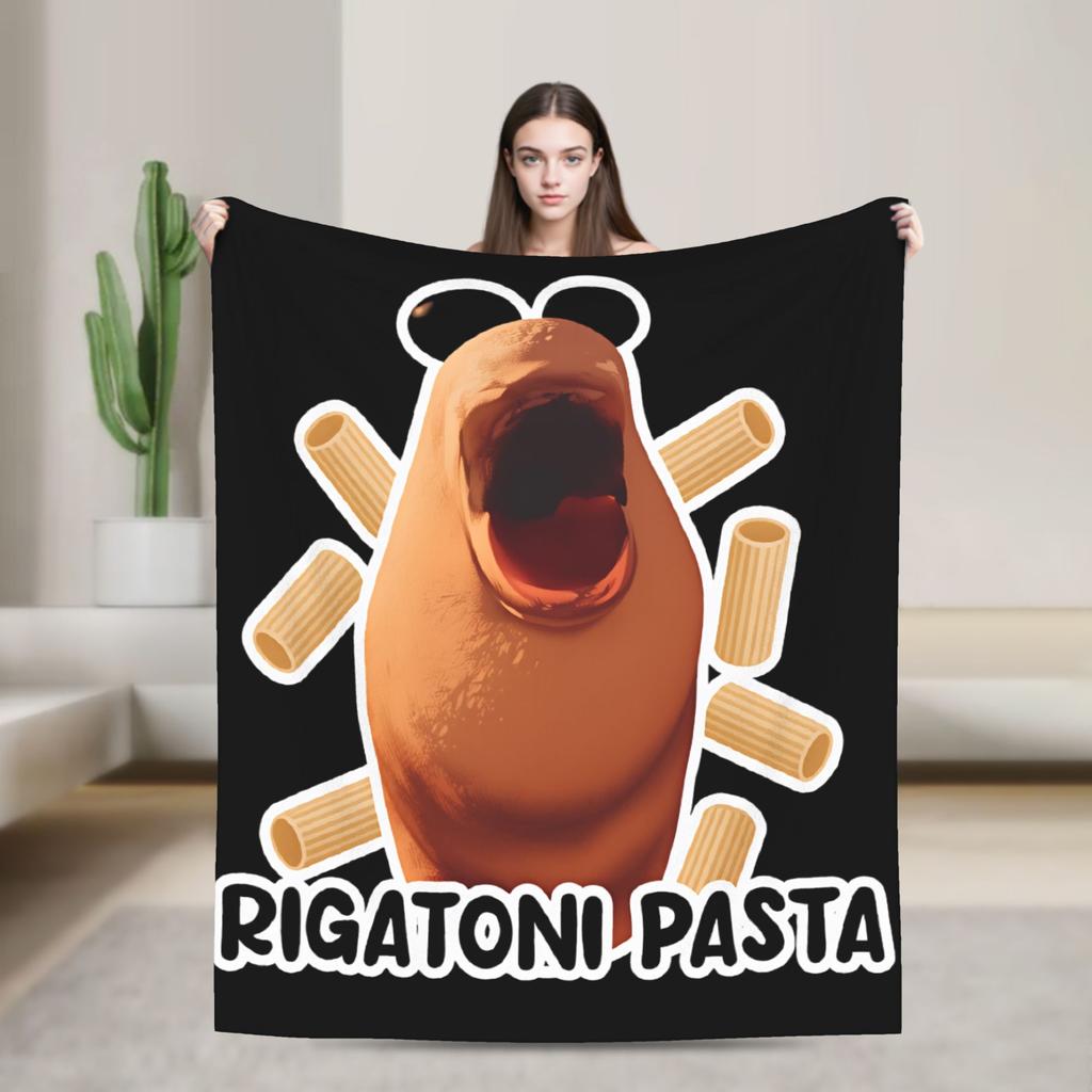Marcus The Worm Funny Meme Robert Help Blanket Flannel Vintage Soft Throw Blanket for Home Summer