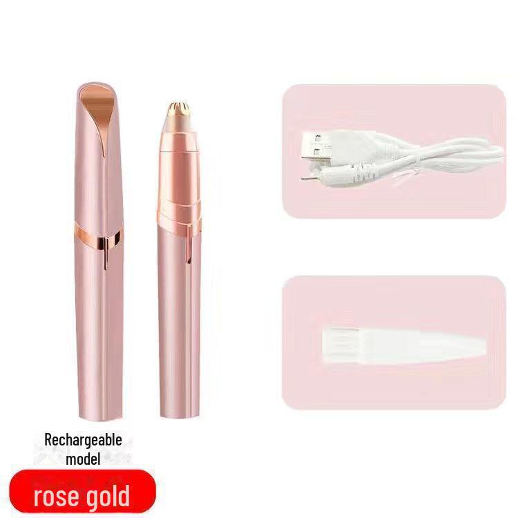 Women's Electric Eyebrow Trimmer - Mini Automatic Shaver & Hair Remover