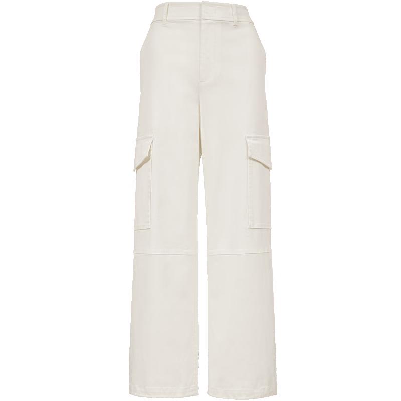 

VEROMODA Women s 2025 Summer Wide-Leg Casual Pants with Flap Pockets M