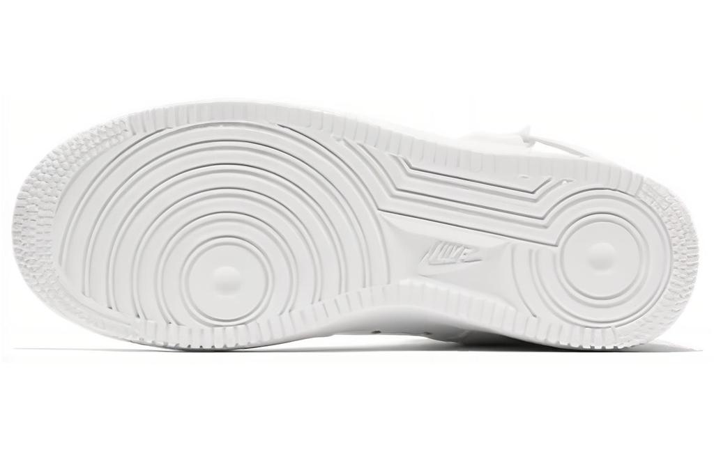 Nike Sf Air Force 1 Mid Qs 'Triple White' Gs AR0690-100
