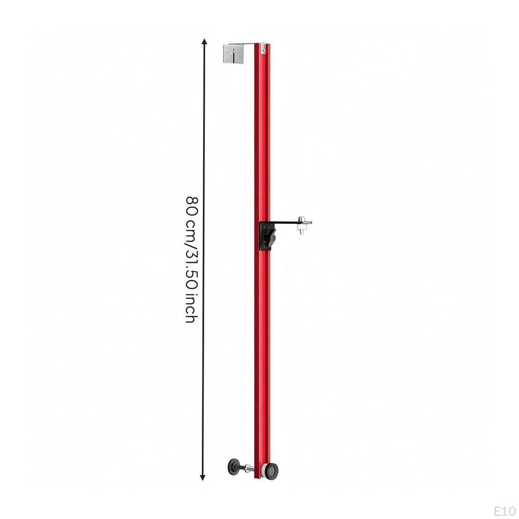 Level Wall Mount Bracket | Rigid AluminumAlloy Rail, two Threaded Connections, Levelling Tool