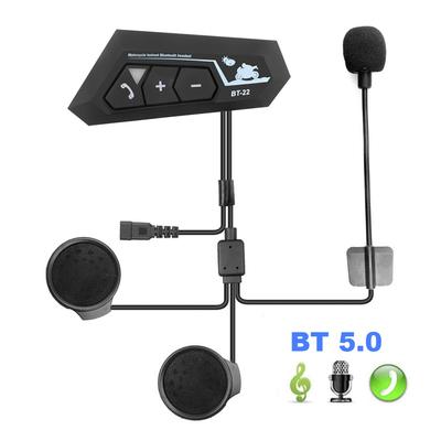 Motocicletă Intercom Cască Căști Comunicare Interphone Inter Comunicador Cască Impermeabilă Bluetooth 5.0 30m