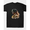 The Courageous Firefighters Who Never Back T-Shirt Men'S Black Traditional Round Neck Tee S-3XL