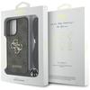 Guess 4G Big Logo Cord StapCrossbody Case for iPhone 16 Brown