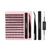 Large Capacity Segmented Multi-Hair Dense Self-Grafting Lazy Single Cluster Diy False Eyelash Set