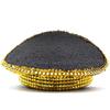 Shimmering Marine Hat with Rivet Studs Rhinestones Decors for Women Girl Roleplay Game and Stage Performances Dressingup